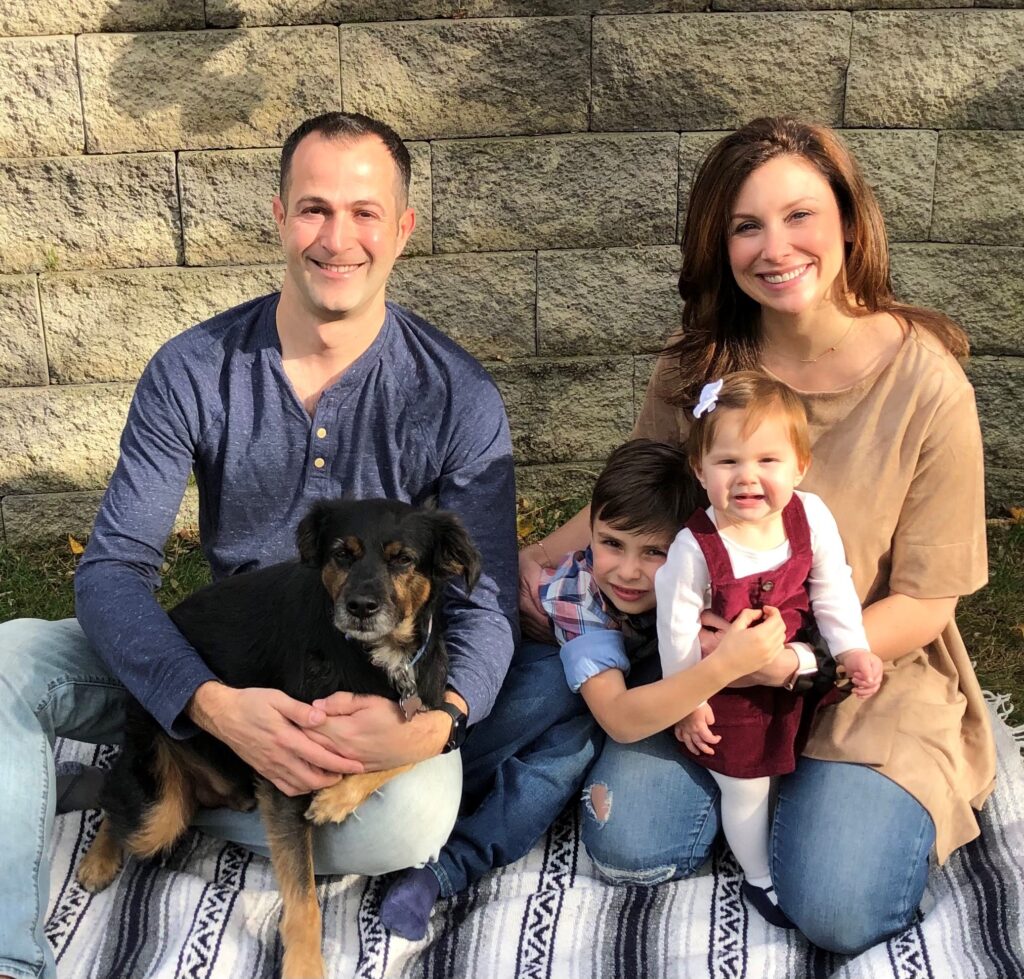 family smiling